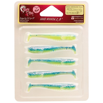 Силикон. приманки Crazy Fish NANO MINNOW 2.8  53-70-40d-6