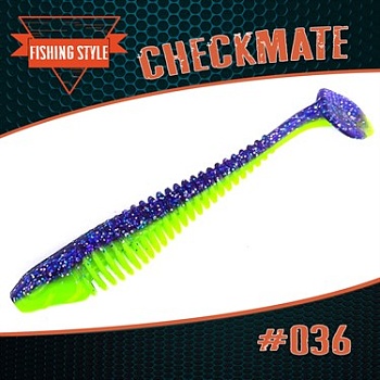 CHECKMATE 4" (102 мм)уп.5 шт.#036 Violet Lime