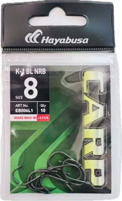 Крючки HAYABUSA К-1 BL NRB  №8