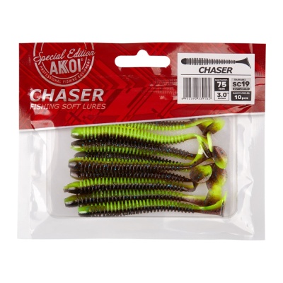 Силиконовая приманка AKKOI CHASER 75mm SC19