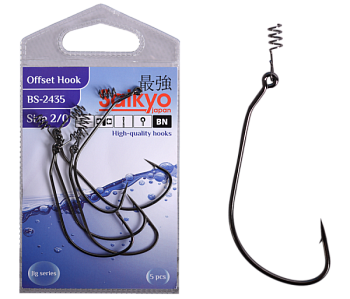 Крючки Saikyo BS-2435 BN № 2/0 (5шт.)