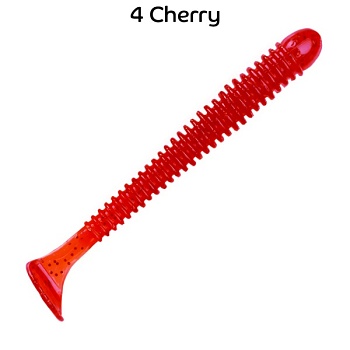 Силикон. приманки Crazy Fish Vibro Worm 3.  11-75-4-3