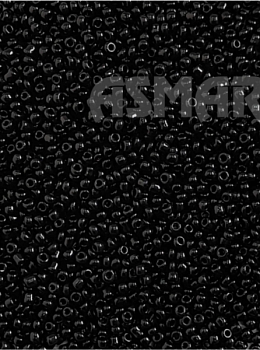 Бисер"ASMAR" №6 50гр Черный глянец