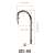 Крючки Saikyo KH-11014 BAIT HOLDER BN № 4 (10шт.)