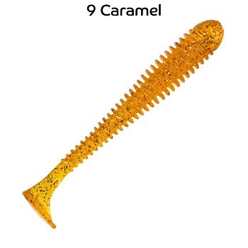 Силикон. приманки Crazy Fish Vibro Worm 3.4  12-85-9-6 