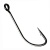Одинарный крючок CF S hook №4 15 шт.черный