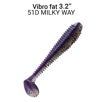 Силикон. приманки Crazy Fish Vibro Fat 3.2  73-80-51d-6