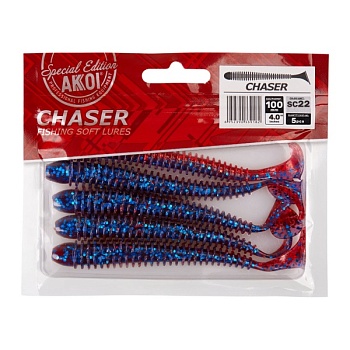 Силиконовая приманка AKKOI CHASER 100mm SC22