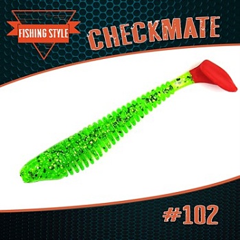 CHECKMATE BIG 5.5" (140 мм)уп.3 шт.#102 Lime