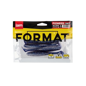 Силиконовая приманка FORMAT PIONEER 100mm F06