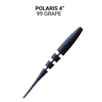 Силикон. приманки Crazy Fish Polaris 4.  38-100-99-6