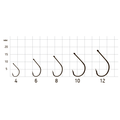 Крючки Saikyo KH-10014 Maruseigo BN № 12 (10шт.)