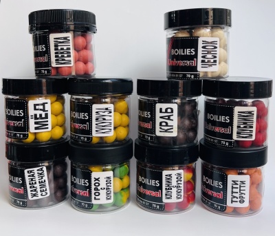 Бойлы универсал 14мм не оснащенные(краб)