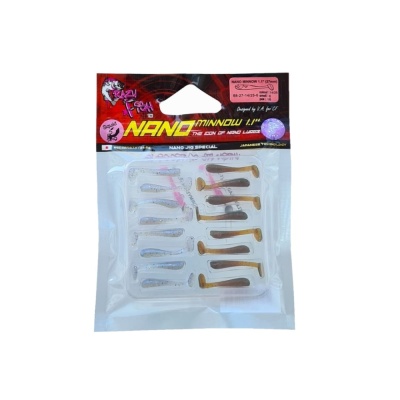 14/25 Силикон. приманки Crazy Fish Nano minnow 1.1 68-27-14/25-6