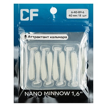 Силикон. приманки Crazy Fish NANO MINNOW  6-40-89-6 