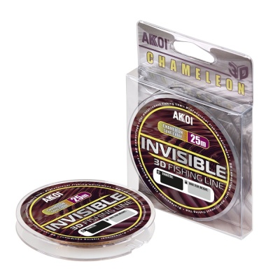 Леска AKKOI INVISIBLE 3D 100m chameleon 0.40mm 