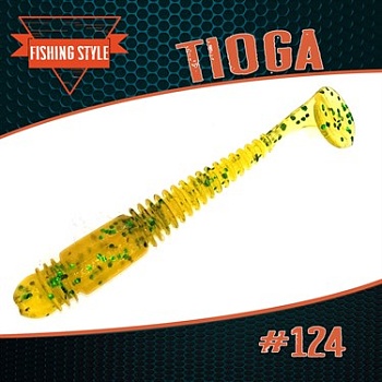 TIOGA 4" (102мм) уп.5 шт. #124 BEER