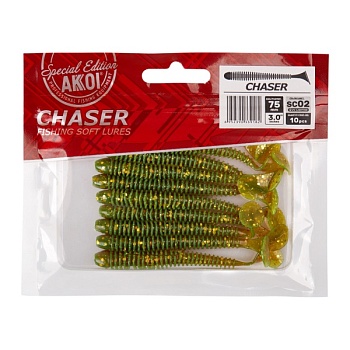 Силиконовая приманка AKKOI CHASER 75mm SC02