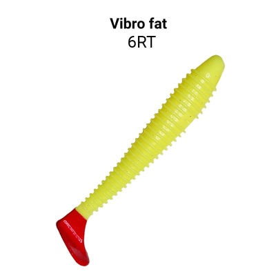Силикон. приманки Crazy Fish Vibro Fat 4  14-100-6RT-6