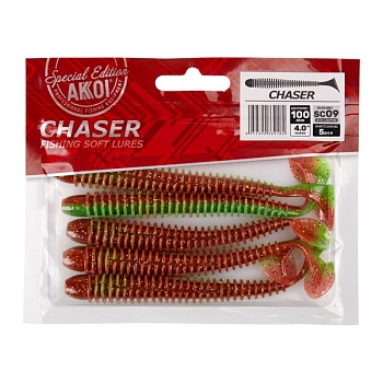 Силиконовая приманка AKKOI CHASER 100mm SC09