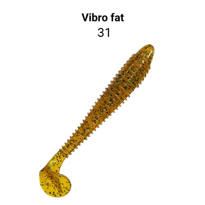 Силикон. приманки Crazy Fish Vibro Fat 4  14-100-31-6