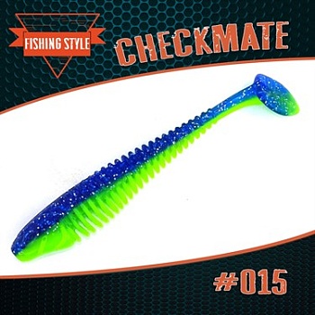 CHECKMATE 4" (102 мм)уп.5 шт.#015 Dark blue lime