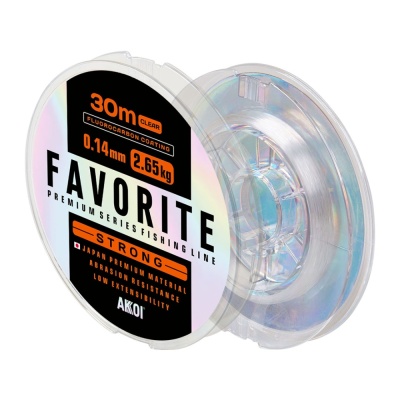 Леска AKKOI FAVORITE STRONG 30m 0.14mm