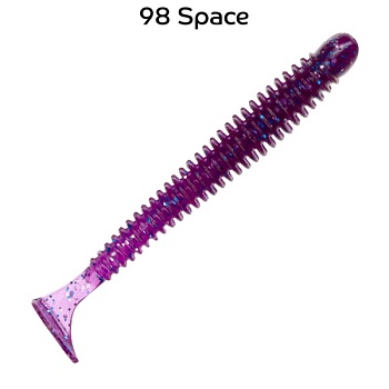 Силикон. приманки Crazy Fish Vibro Worm 2  3-50-98-6