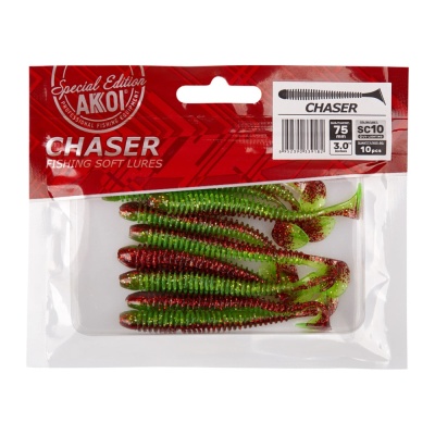 Силиконовая приманка AKKOI CHASER 75mm SC10