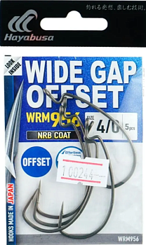 Крючок Hayabusa WIDE GAP OFFSET WRM956 №4/0 