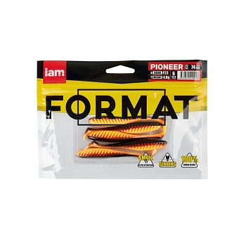 Силиконовая приманка FORMAT PIONEER 74mm F23