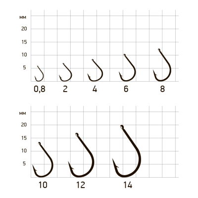 Крючки Saikyo KH-10008 Idumezina BN № 6 (10шт.)
