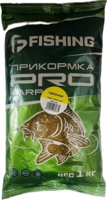 Прикормка F-fishing Карась-чеснок PRO 1кг