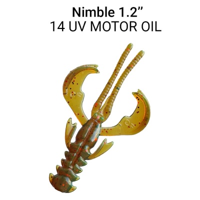 Силикон. приманки Crazy Fish Nimble 1.2  76-30-14-6