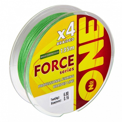 Плетеный шнур №ONE FORCE X4-135 d0.20