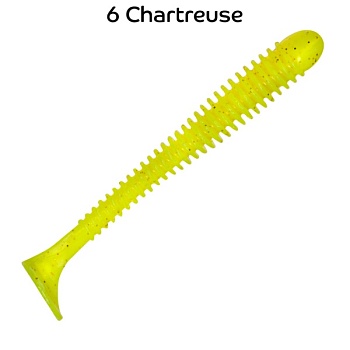 Силикон. приманки Crazy Fish Vibro Worm 3.  11-75-6-6