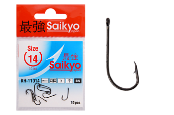 Крючки Saikyo KH-11014 BAIT HOLDER BN № 14 (10шт.)
