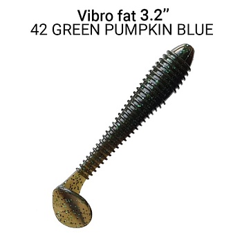 Силикон. приманки Crazy Fish Vibro Fat 3.2  73-80-42-6