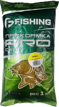 Прикормка F-fishing PRO Карп-орех  1кг