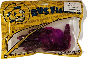 Силиконовая приманка BVS Fishing ТЕИЛ (65 мм) цвет: 002-1 (6 шт./уп.)