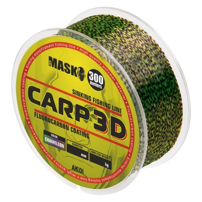 Леска AKKOIMASK CARP 3D 300m chameleon 0.50mm