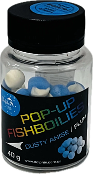 Бойлы Dolphin 10 мм POP-UP(анис-слива)