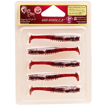 Силикон. приманки Crazy Fish NANO MINNOW 2.8  53-70-85-6