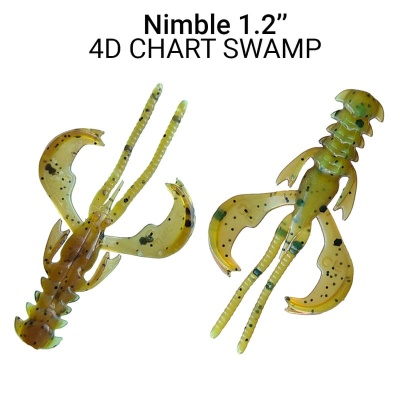 Силикон. приманки Crazy Fish Nimble 1.2  76-30-4d-6