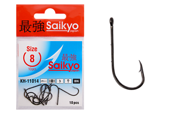 Крючки Saikyo KH-11014 BAIT HOLDER BN № 8 (10шт.)