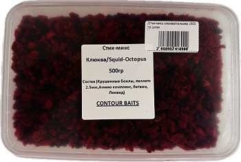 Стик-микс клюква/кальмар (500 гр.)