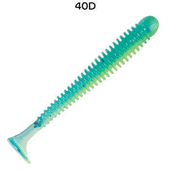 Силикон. приманки Crazy Fish Vibro Worm 3.  11-75-40d-6