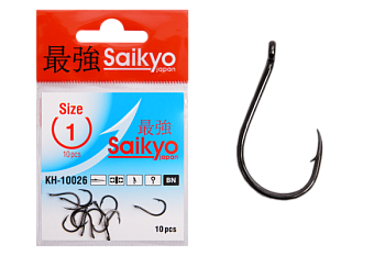 Крючки Saikyo KH-10026 Chinu Ring BN № 1 (10шт.)