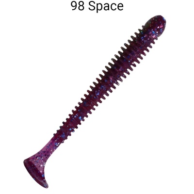 Силикон. приманки Crazy Fish Vibro Worm 2.5  81-65-98-6