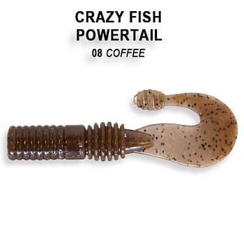 Силикон. приманки Crazy Fish POWERTAIL 2.8  4-70-8-6